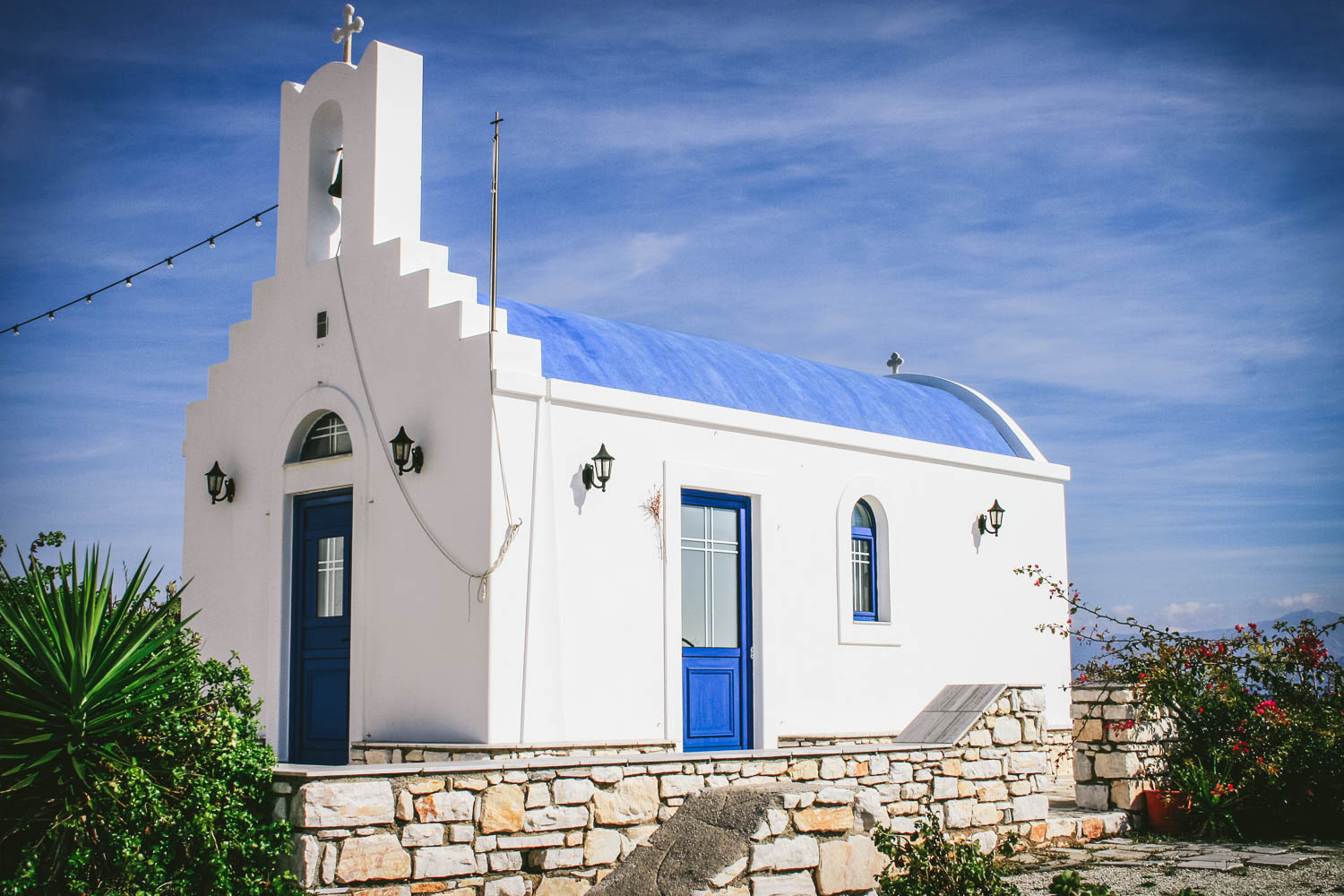 CHURCH ON PAROS ISLAND. BY LEONIE WISE