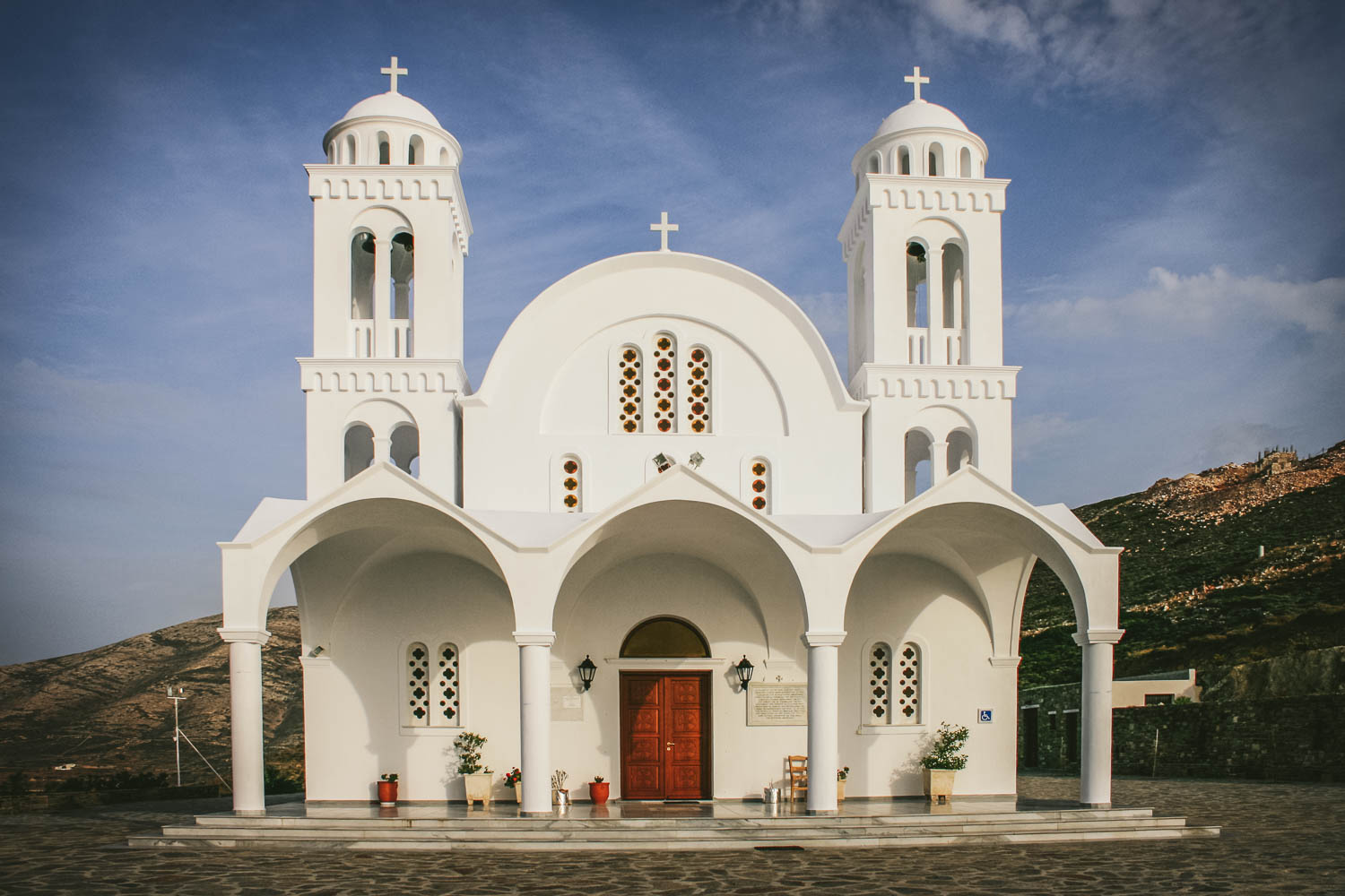 CHURCH ON PAROS ISLAND. BY LEONIE WISE