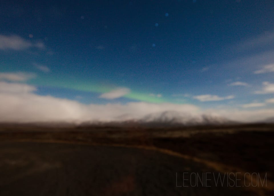 postcard from iceland: in search of the northern lights